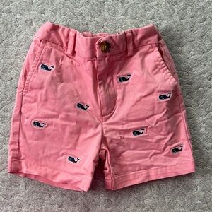 Vineyard Vines Coral Whale Patterned Shorts